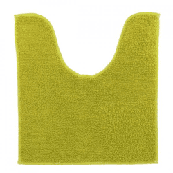 Toilet mat lime green polyester 45 x 50 cm