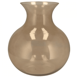 Vase Mira Rauchglas braun 27 cm