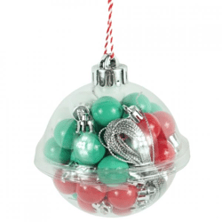 Wilko bauble with 40 mini baubles 8 cm