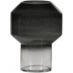 WOOOD Vase Jaxx schwarz/transparent 26 cm