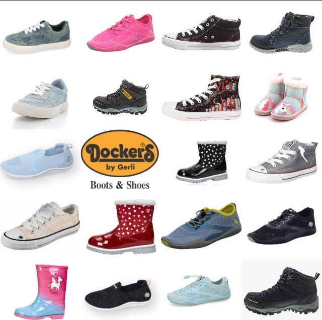 6,90 € DOCKERS Kinderschuhe Mix Kategorie A Neu in Originalkartons 8076 Paar Sneaker Stiefel Winter und Sommermodelle Lager Deutschland
