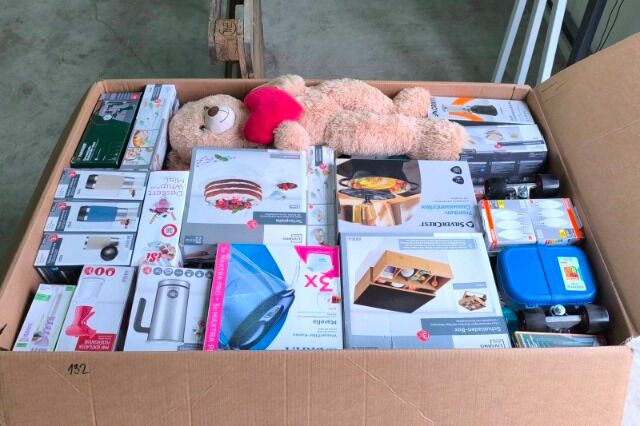 Mix Bric Brac Paletten Haushaltsgeräte, Haushaltswaren 2,20 € pro kg.