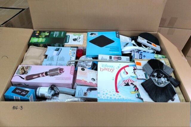 Mix Bric Brac Paletten Haushaltsgeräte, Haushaltswaren 2,20 € pro kg.