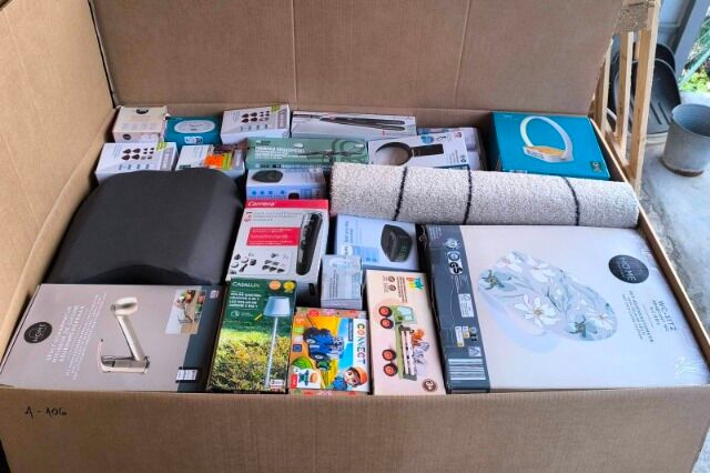 Mix Bric Brac Paletten Haushaltsgeräte, Haushaltswaren 2,20 € pro kg.