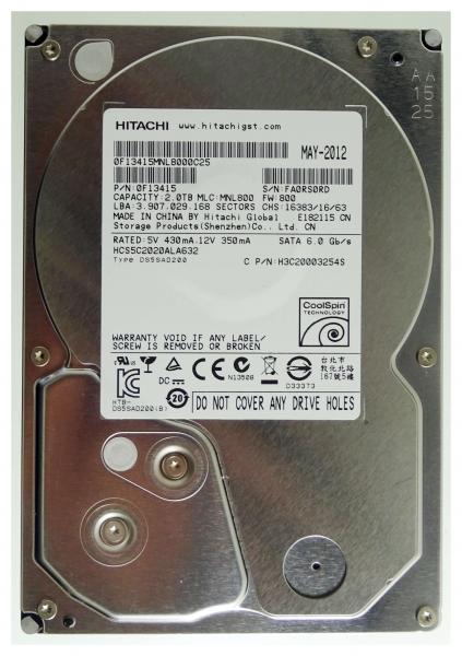 2TB SATA-Festplatte
