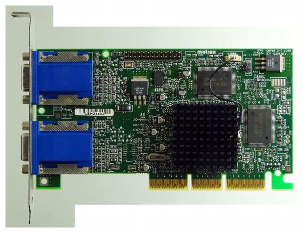 Matrox G450, 2x VGA, AGP-Grafikkarte