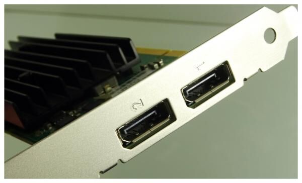 Nvidia NVS295, PCIe-Grafikkarte, Displayport