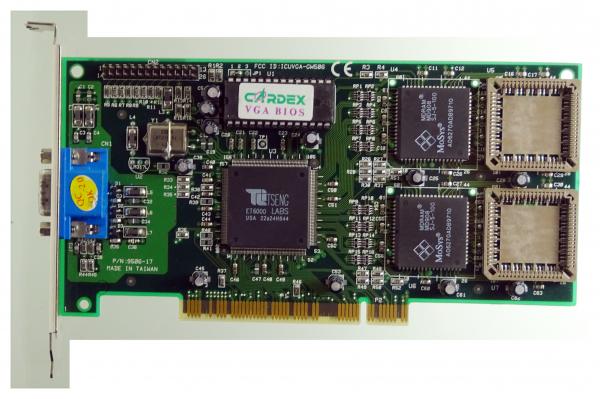 Tseng Labs ET6000, PCI-Grafikkarte, VGA