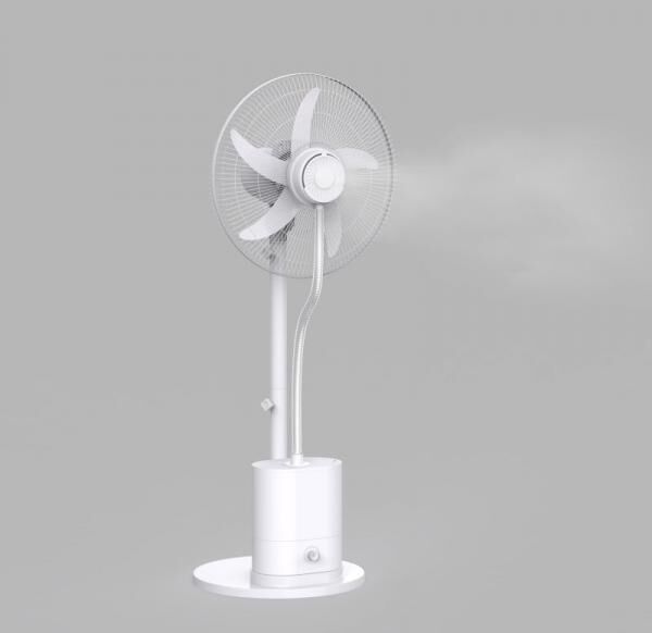 Warenkraft Standventilator mit Wasser Spr&uuml;hnebel Ventilator leise Oszillation 70 Watt