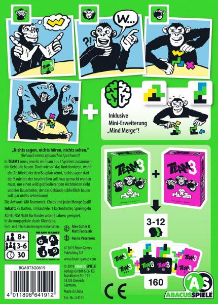Abacus Spiele 64191 - Team 3, gr&uuml;n