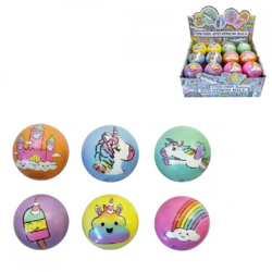 Anti-stress ball 6.5 cm 6 assorted