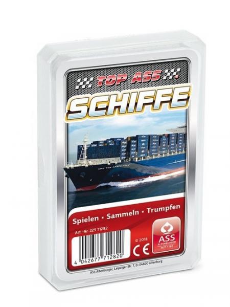 ASS Altenburger 2571282 - TOP ASS Quartett Schiffe - Spielkarten