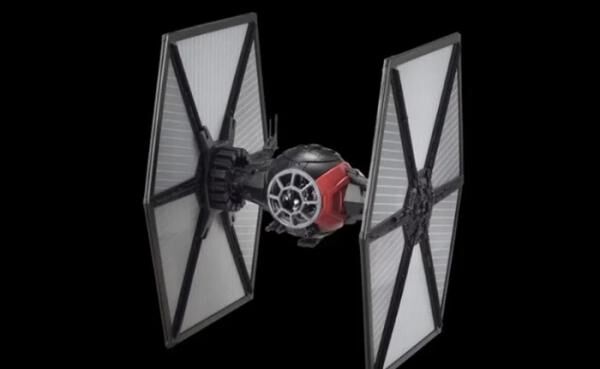 BANDAI First Order Special Forces TIE Fighter Bandai Modellbausatz zum Zusammenstecken Star Wars 1:72