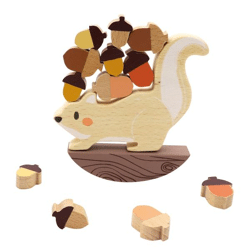 Bino & Mertens - Wooden balancing game, squirrel