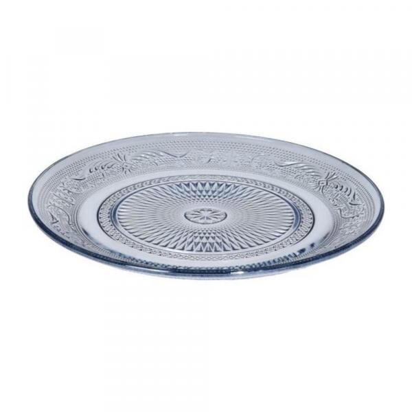 Teller mit Motiv blau 22,5 cm
