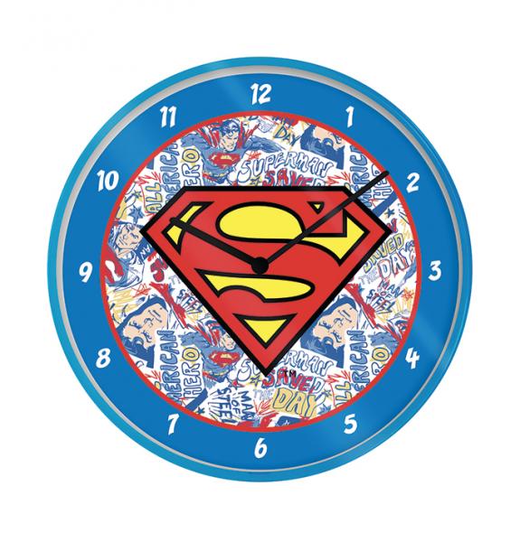 DC Comics Superman - Wanduhr "Logo"