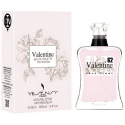 Eau de Toilette for woman 100 ml Valentine - Yesensy