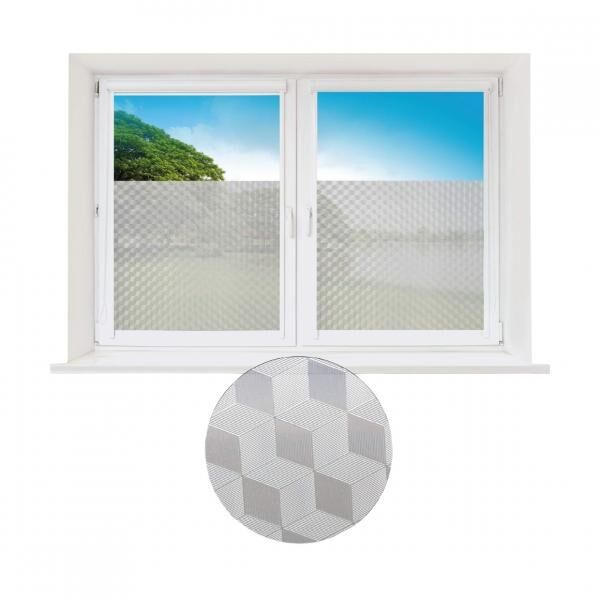 Fensterfolie mit Motiv Würfel 45 x 150 cm