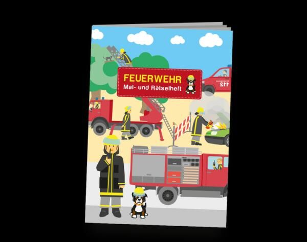 FEUERWEHR - kleines Mal- und R&auml;tselheft