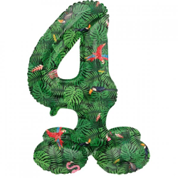 Folat Folienballon stehend 4 Jungle vibe 41 cm