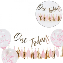 Ginger Ray Kuchen Smash Kit Baby rosa Satz von 8