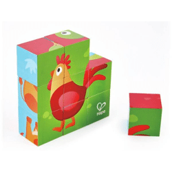 Hape - Blockpuzzle Bauernhof