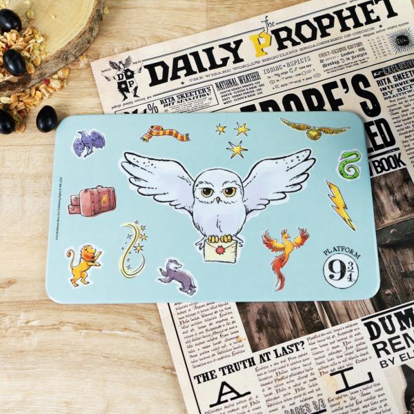 Harry Potter "Watercolor World" - Fr&uuml;hst&uuml;cksbrettchen mit Hedwig Eule