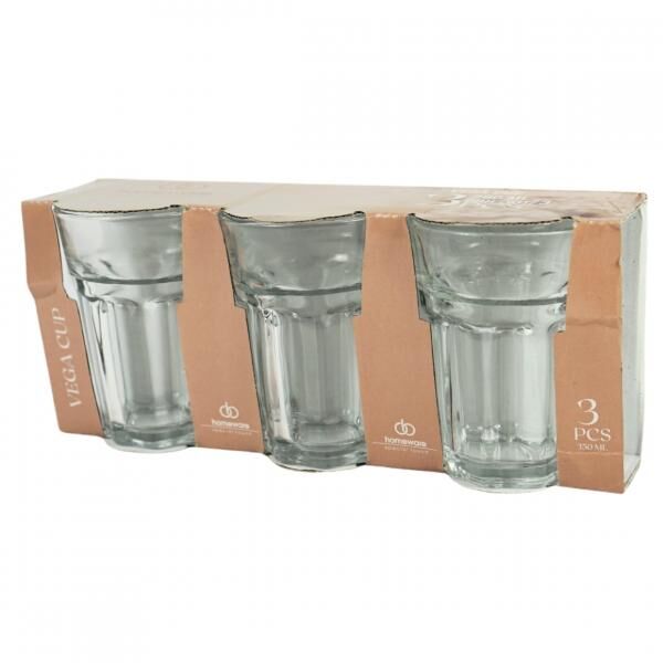 Haushaltswaren Trinkglas vega 350 ml 3 Stück