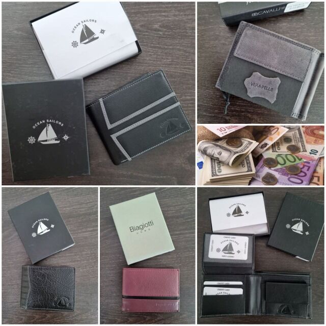 Herren-Geldbörsen aus Leder