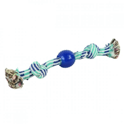 Hundespielzeug Seil blau 30 cm