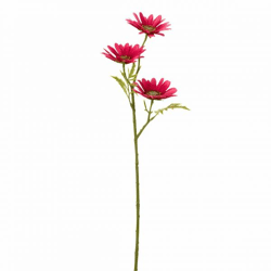 J-Line Kunstblume Gänseblümchen fuchsia 45 cm