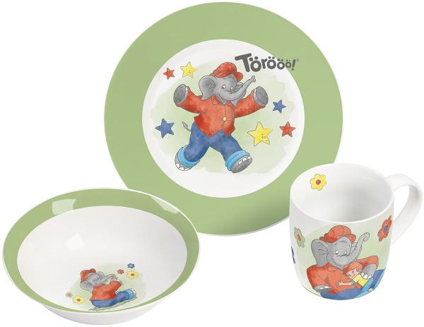 Kindergeschirr Benjamin Bl&uuml;mchen Watercolor 3tlg.