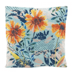 Kissen Blumen 45 x 45 cm