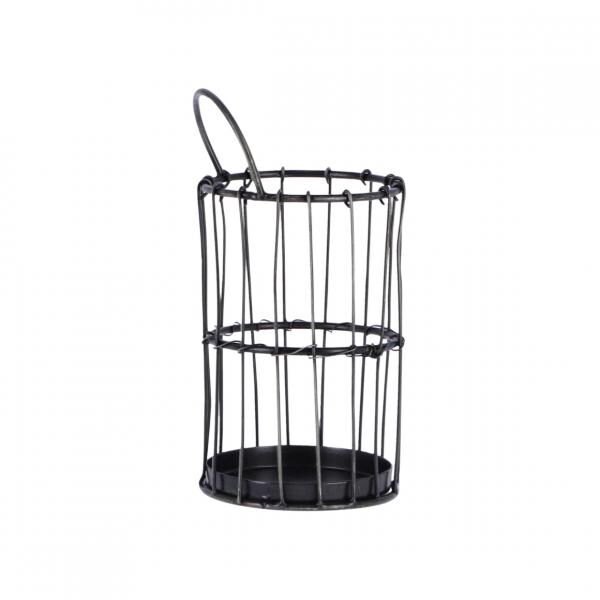 Korb Jill Metall grau 17 cm