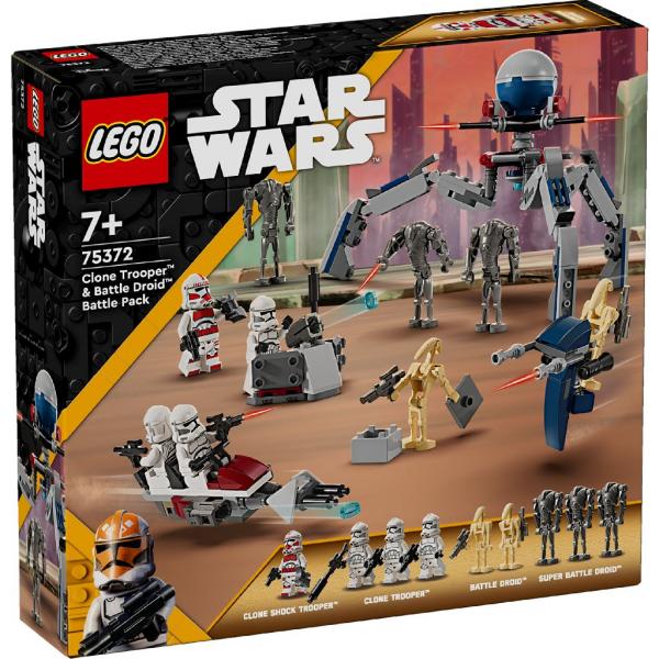 LEGO&reg; 75372 Star Wars&trade; - Clone Trooper&trade; & Battle Droid&trade; Battle Pack (215 Teile)
