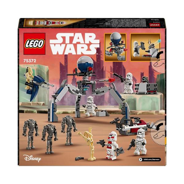 LEGO&reg; 75372 Star Wars&trade; - Clone Trooper&trade; & Battle Droid&trade; Battle Pack (215 Teile)