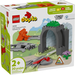LEGO® DUPLO® Stadt 10425 - Eisenbahntunnel und Schienen – Erweiterungsset (20 Teile)