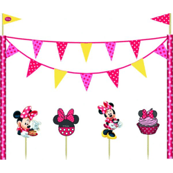 Minnie Café - 1 cake decoration set