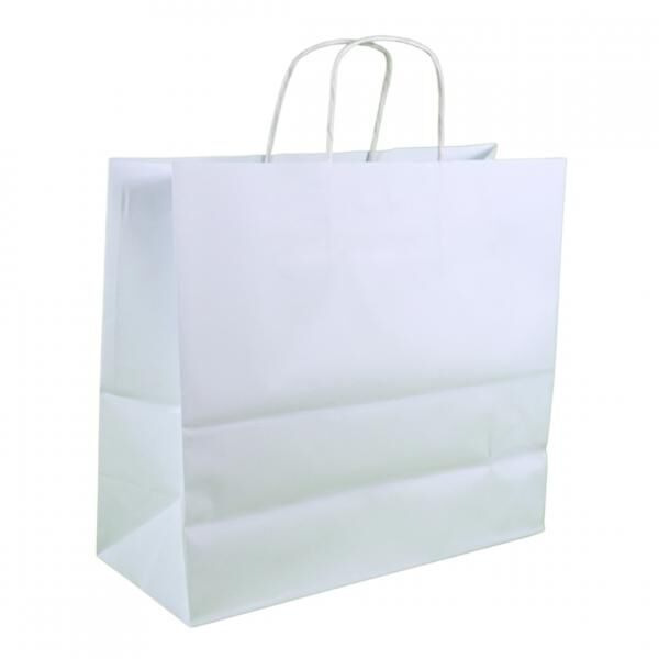 Papiertüte weiß 35 cm Satz von 100