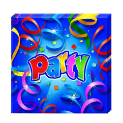 Party Streamers Prismatic - 20 Papierservietten (2-lagig) 33x33cm
