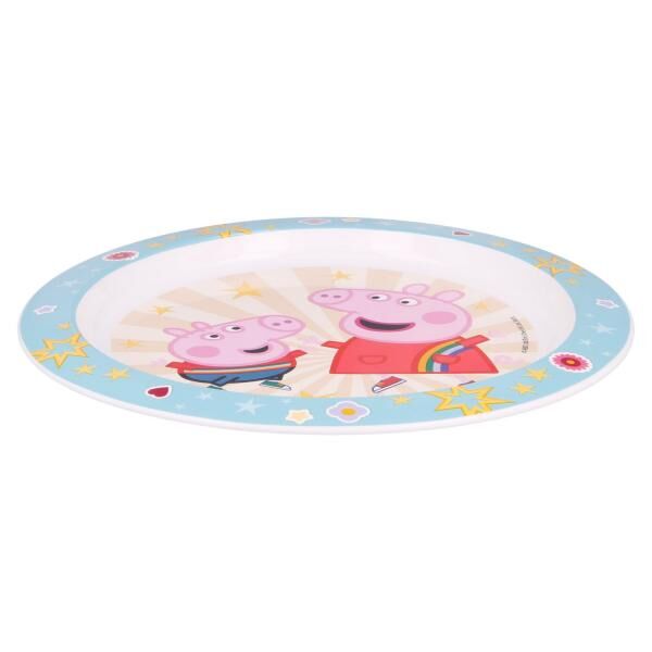 Peppa Pig Kindness Counts - Kinderteller mikrowellengeeignet - 20 cm