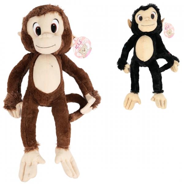 Plüschtier Affe 55 cm 2 Stück sortiert