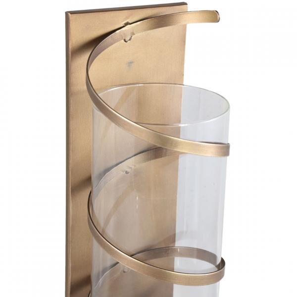 PTMD Wanddekoration Windlicht Haylie Messing 40 cm