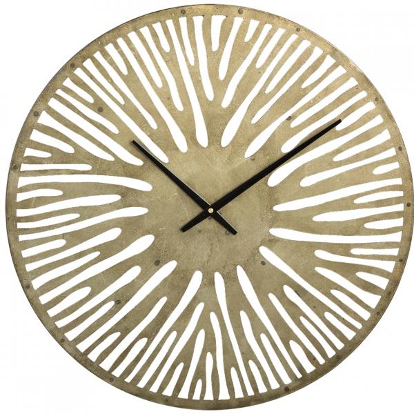 PTMD Wanduhr Derandi goldfarbig 59 cm