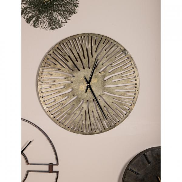 PTMD Wanduhr Derandi goldfarbig 59 cm