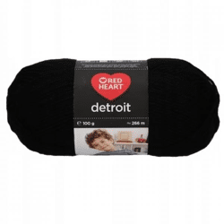 Red Heart Detroit Acrylgarn schwarz 100 gr 266 m