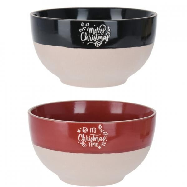 Bowl Christmas 490 ml 2 assorted