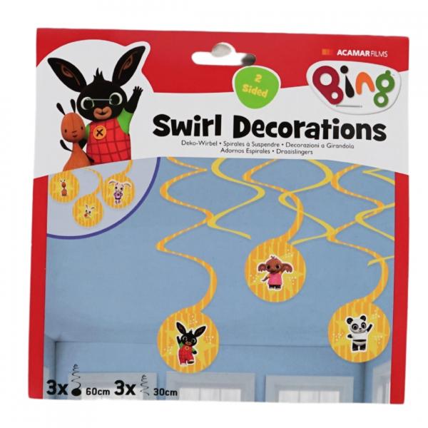 Spirale Anhänger Bing 60 cm Satz von 6