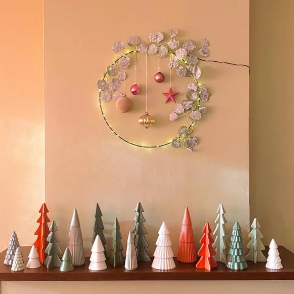 Statue Weihnachtsbaum terra 21 cm