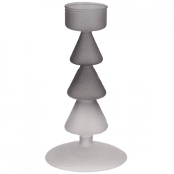 Tealight holder Nova black 17 cm